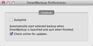 SmartBackup 3.4 : Program Preferences