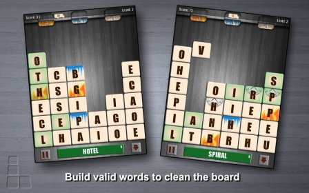 Letris Power FREE: Word puzzle game screenshot