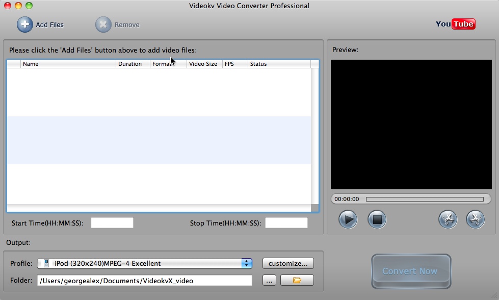 VideokvConverter 2.0 : General View