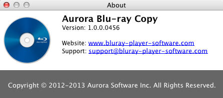 Aurora Blu-ray Copy 1.0 : About