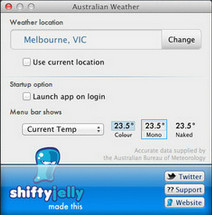 Australian Weather 1.1 : Main window