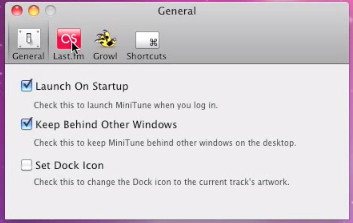 MiniTunes 1.8 : Main window