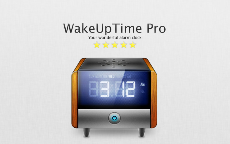 Wake Up Time Pro 1.2 : Wake Up Time Pro - Alarm Clock screenshot
