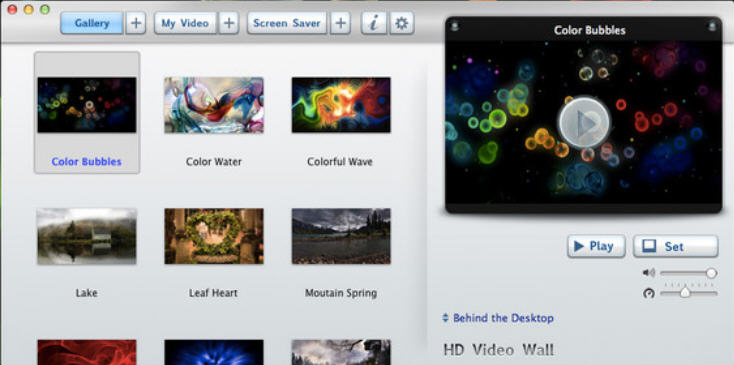 HD VideoWall 1.3 : Main Window