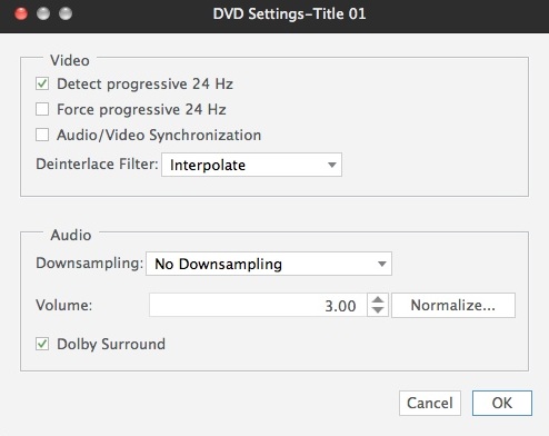 Xilisoft DVD to iPad Converter 7.8 : Configuring DVD Settings