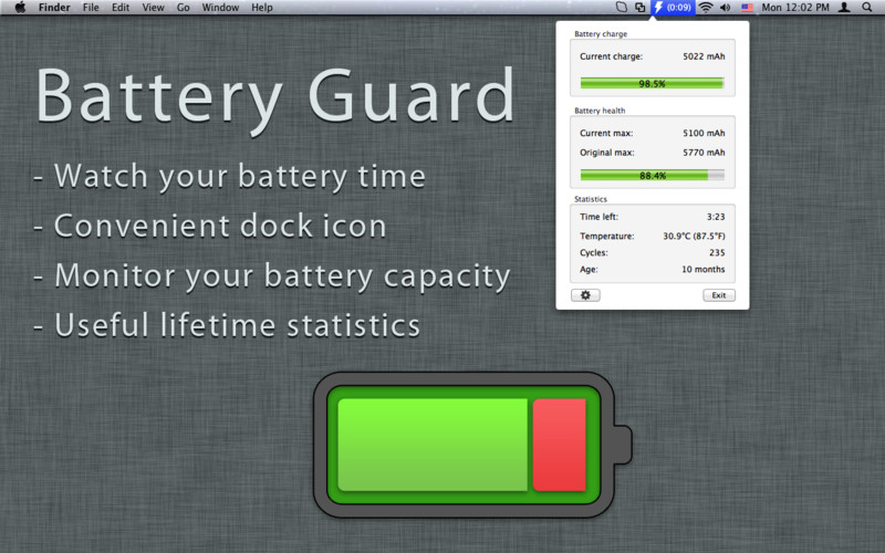 Battery Guard 1.1 : Battery Guard screenshot