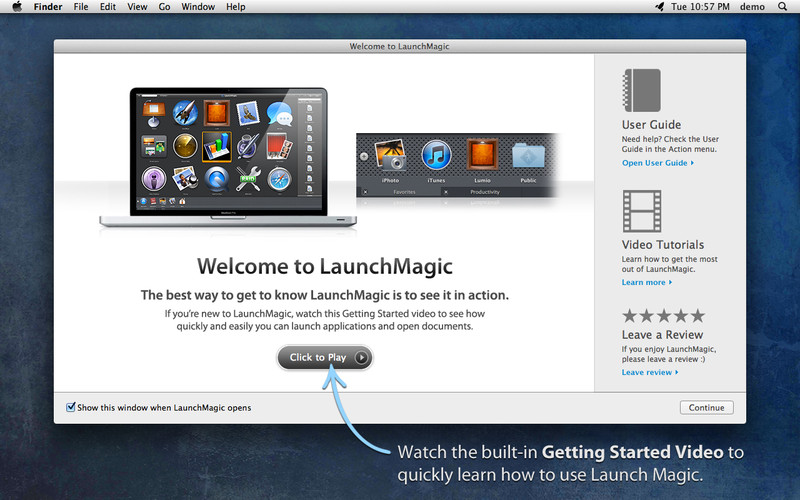 LaunchMagic 4.0 : LaunchMagic screenshot