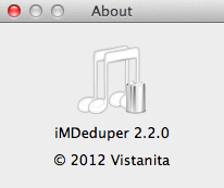 iMDeduper 2.2 : About
