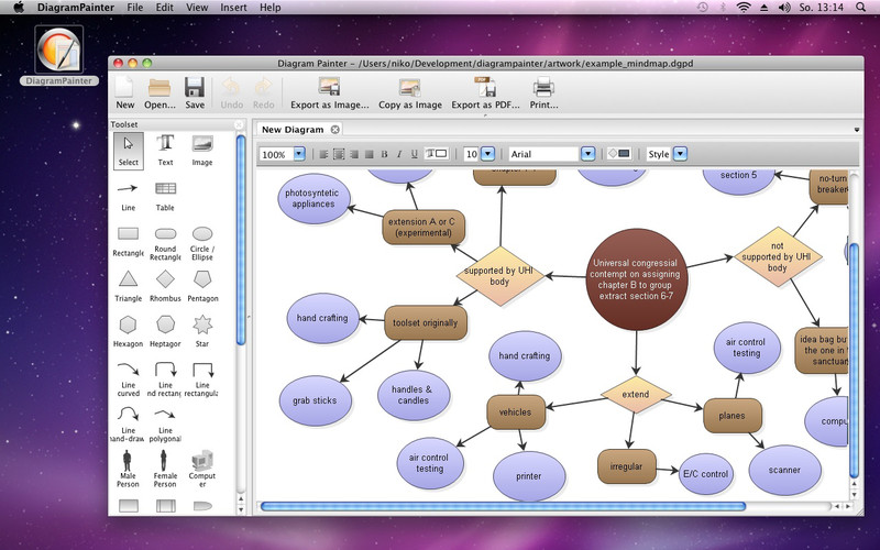 DiagramPainter 1.0 : DiagramPainter screenshot