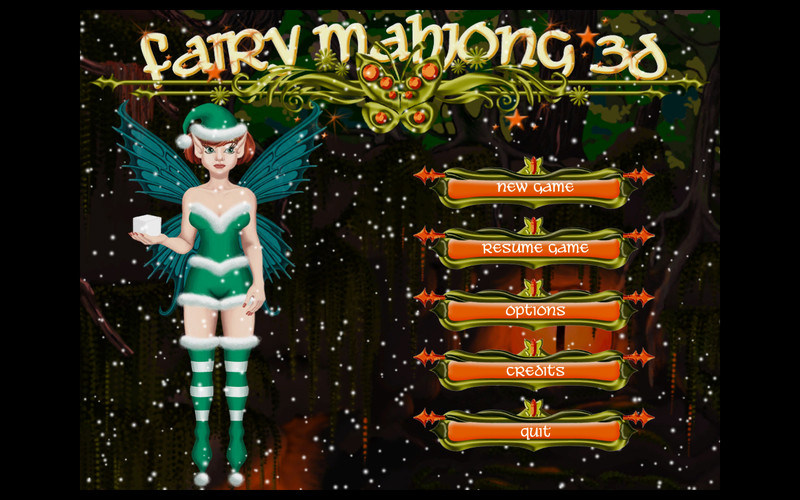 Fairy Mahjong 3D Christmas Edition 1.0 : Fairy Mahjong 3D Christmas Edition screenshot