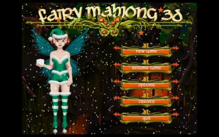 Fairy Mahjong 3D Christmas Edition screenshot