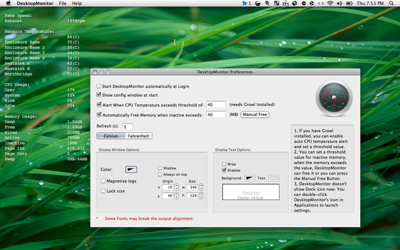 DesktopMonitor 1.3 : DesktopMonitor screenshot