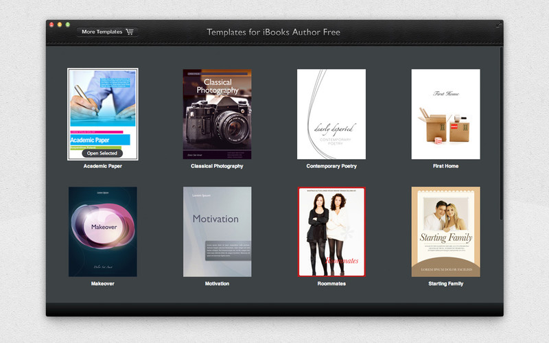 Templates for iBooks Author Free 1.0 : Templates for iBooks Author Free screenshot
