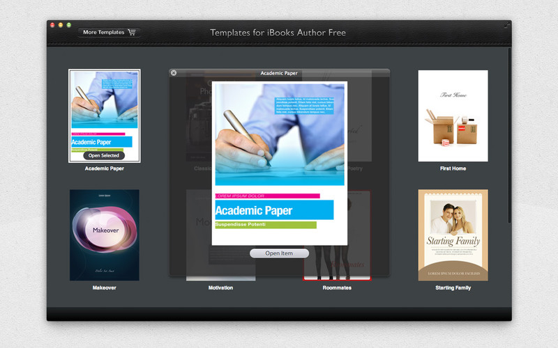Templates for iBooks Author Free 1.0 : Templates for iBooks Author Free screenshot
