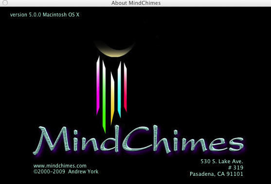 MindChimes Demo 5.0 : About