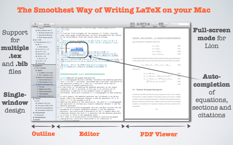 Texpad : LaTeX editor 1.4 : Texpad : LaTeX editor screenshot