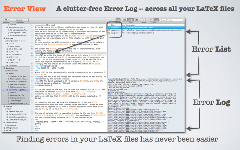 Texpad : LaTeX editor 1.4 : Texpad : LaTeX editor screenshot