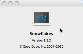 Snowflakes 1.2 : About Window