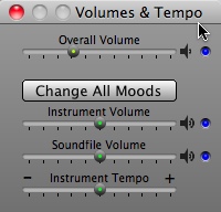 SonicMood 4.9 : Adjusting Sound Volume