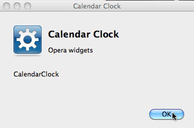 Calendar Clock 2.0 : Main window
