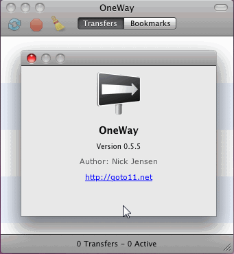 OneWay 0.5 : User Interface