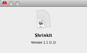 ShrinkIt 1.1 : Program version
