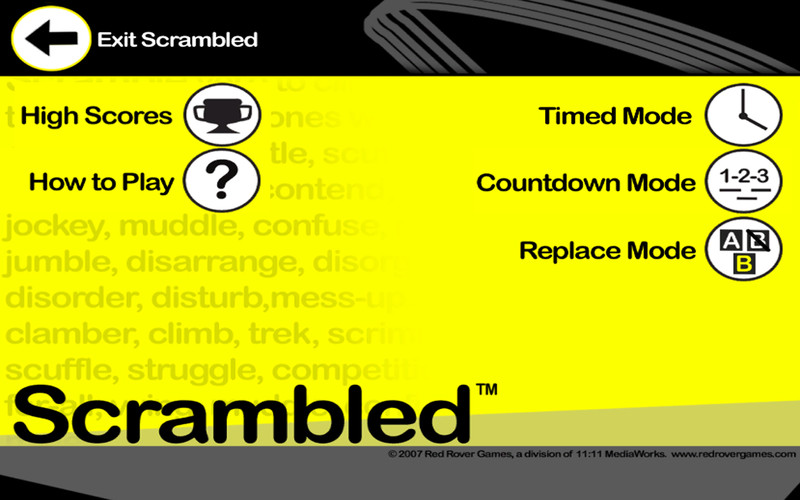Scrambled 1.1 : Scrambled screenshot