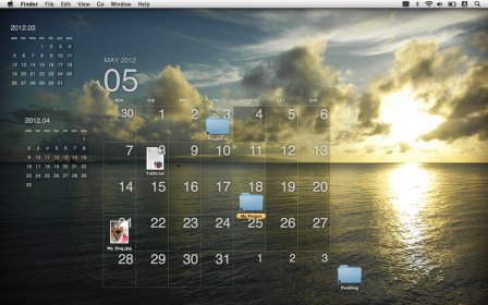 Desktop Calendar Plus screenshot