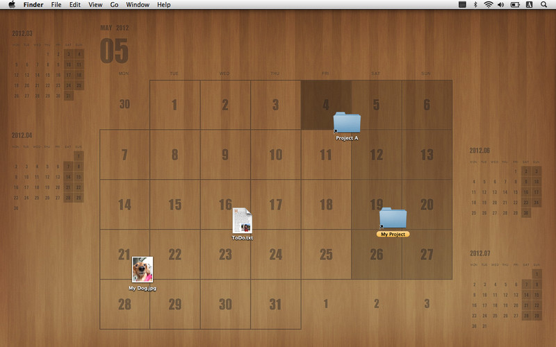 Desktop Calendar Plus 1.0 : Desktop Calendar Plus screenshot