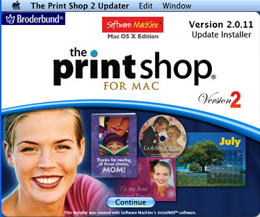 Print Shop 2 Updater 2.0 : Main Screen