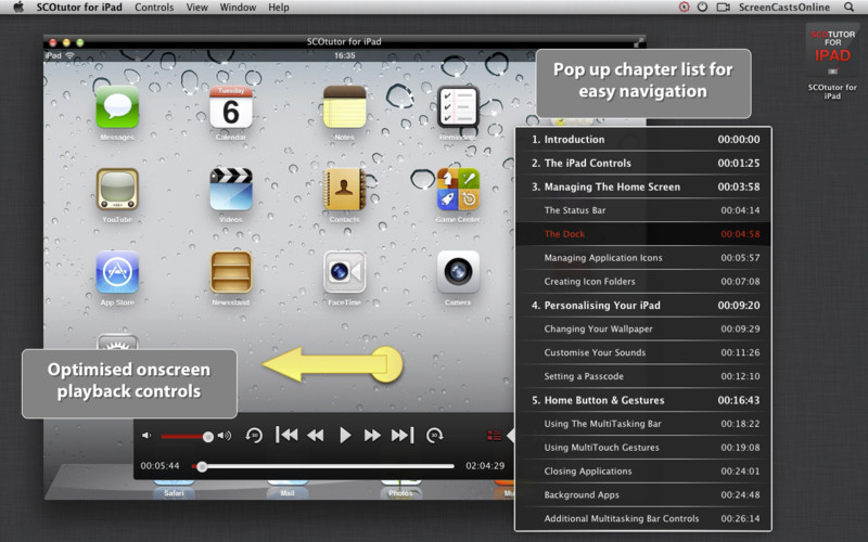 SCOtutor for iPad 1.3 : SCOtutor for iPad screenshot