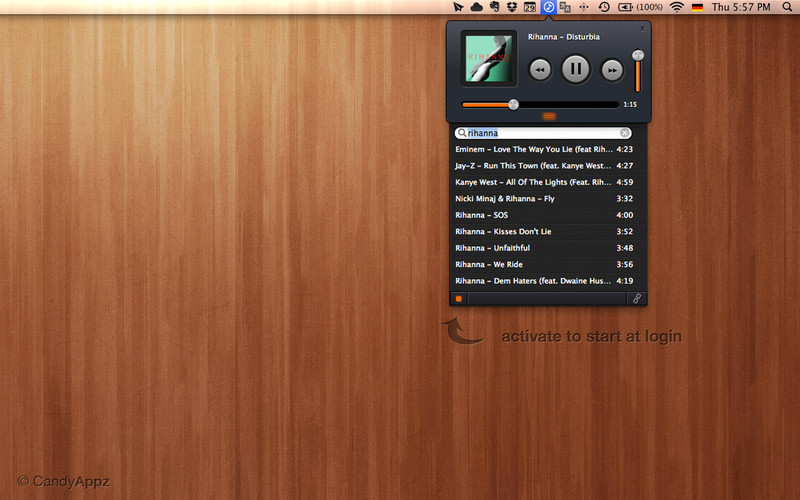 CandySoundz for iTunes 1.1 : Main View