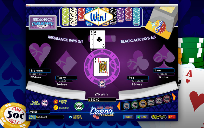 Club Vegas Blackjack 1.0 : Club Vegas Blackjack screenshot