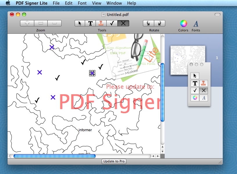 PDF Signer Lite 1.0 : General View