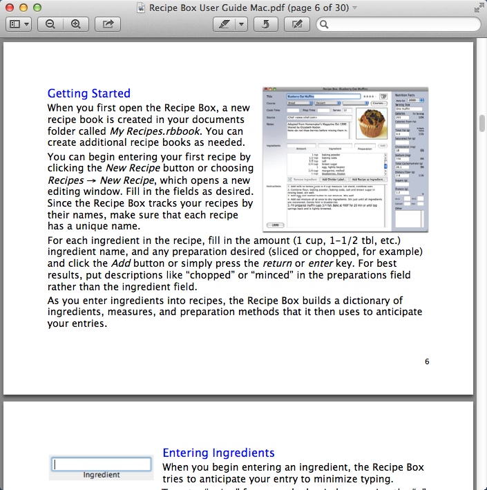 recipe book app for mac free