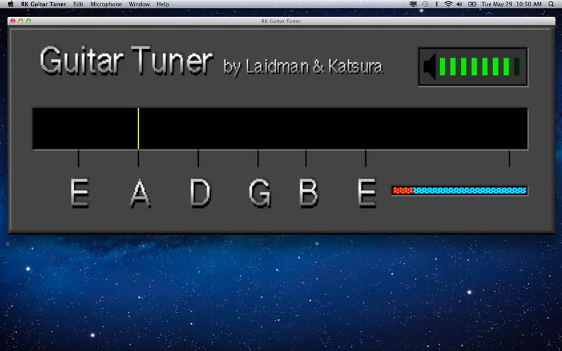 RK Guitar Tuner 5.4 : RK Guitar Tuner screenshot
