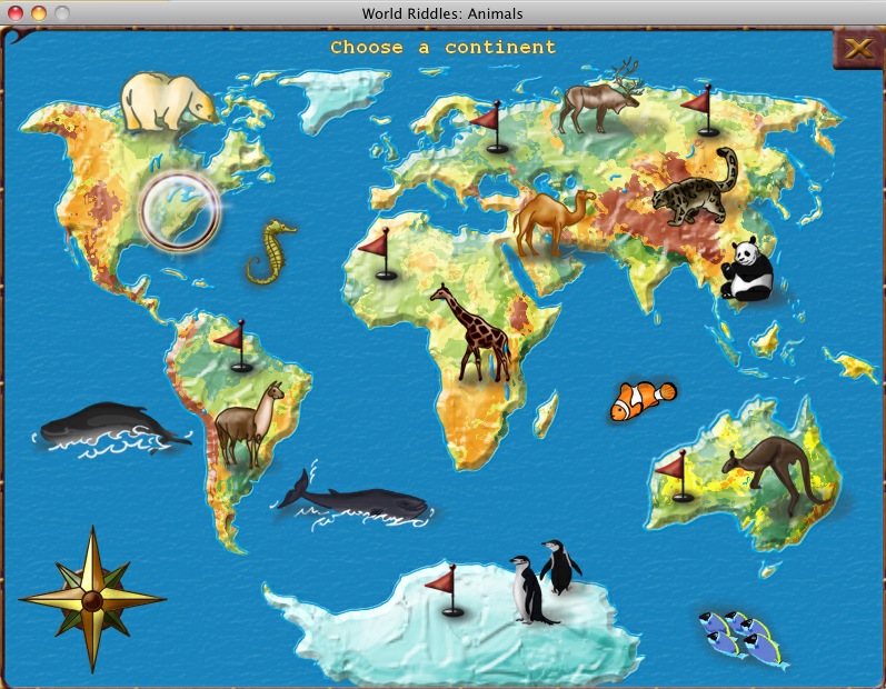 World Riddles: Animals 1.0 : Map