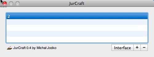 JurCraft 0.4 : General View