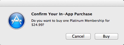 Logo Store for Adobe Photoshop® 1.1 : Confirming In-App Payment