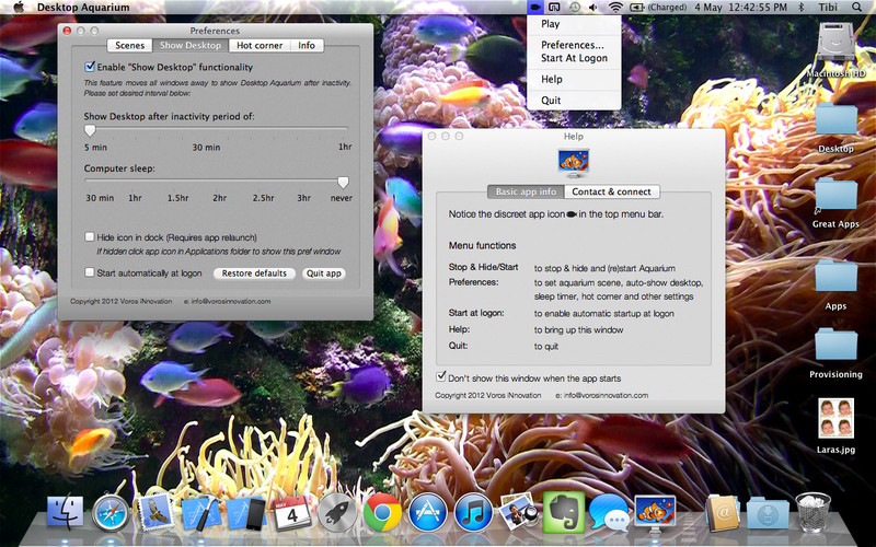 Desktop Aquarium 1.1 : Desktop Aquarium screenshot