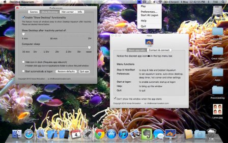 Desktop Aquarium screenshot