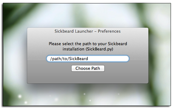 SickBeard 0.4 : Main window