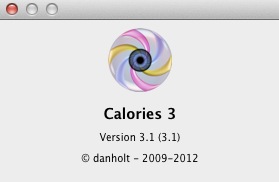 Calories 3 3.1 : About window