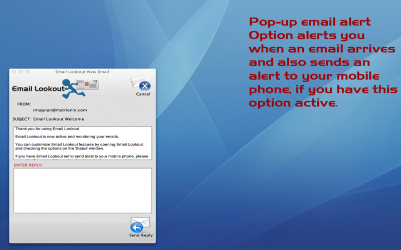 Email Lookout -Mobile & Desktop Email Alerts 1.0 : Email Lookout -Mobile & Desktop Email Alerts screenshot