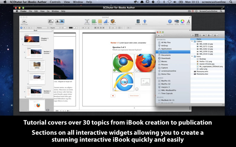 SCOtutor for iBooks Author 1.0 : SCOtutor for iBooks Author screenshot