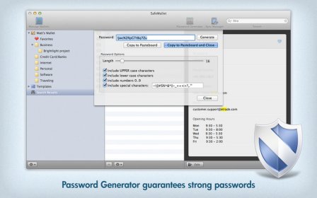 SafeWallet Password Manager screenshot