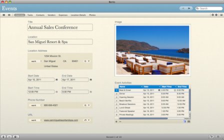 Bento - Personal Database screenshot