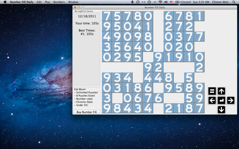Number Crossword Daily 1.0 : Number Crossword Daily screenshot