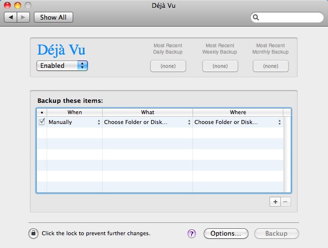 Check Deja Vu 3.7 : Main window