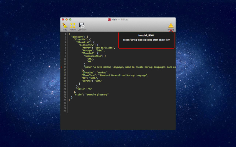JSON Toolbox 1.0 : JSON Toolbox screenshot